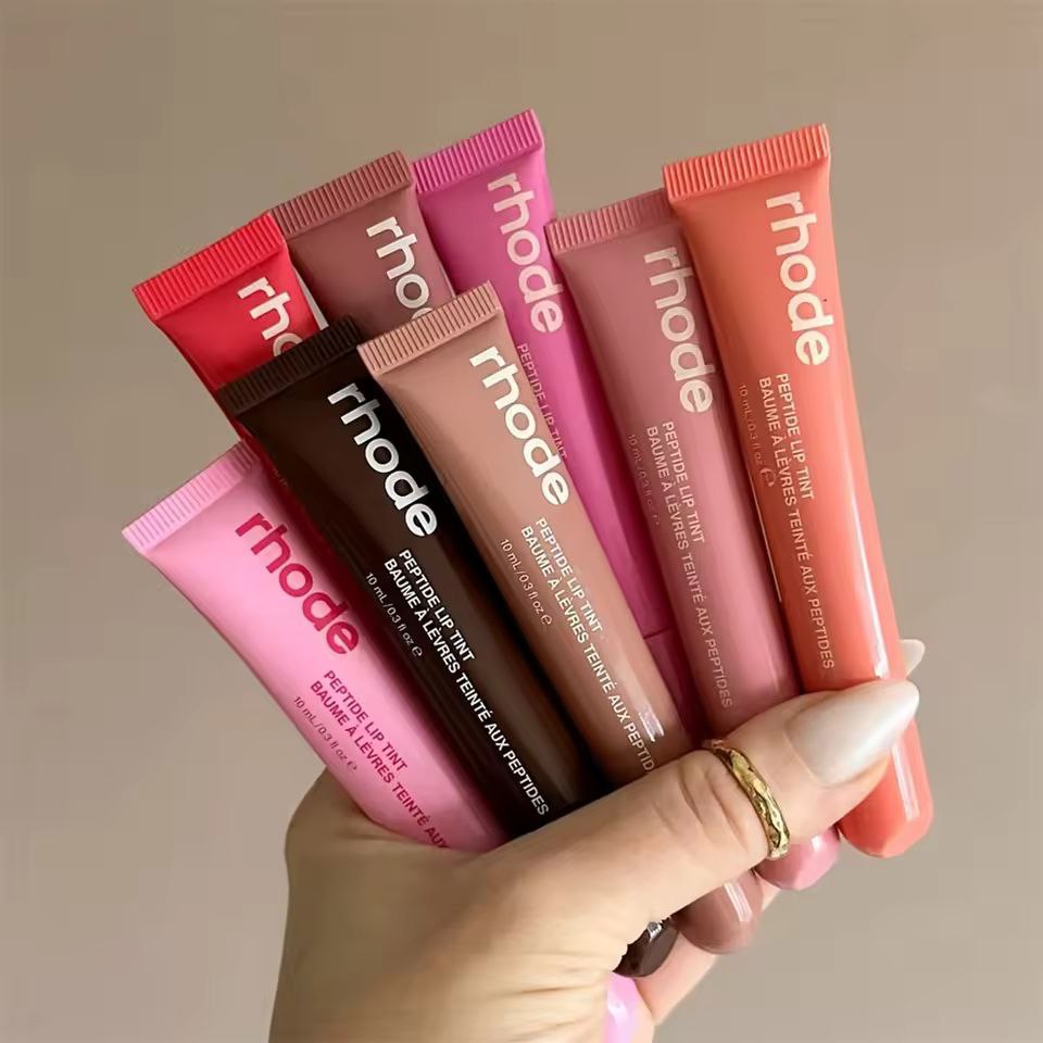 Rhode Fashion Color Lipstick Vanilla Portable Lip Gloss Hot Lipstick Salted Caramel Lip Protection Moisturizing👄Rhode Lip Tint 👄