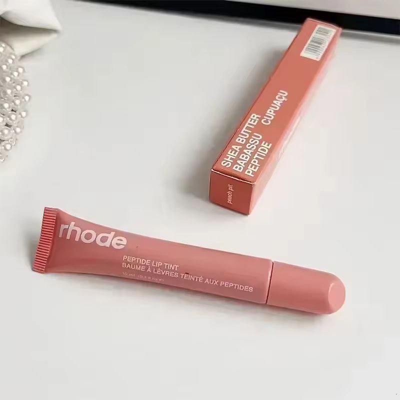 Rhode Fashion Color Lipstick Vanilla Portable Lip Gloss Hot Lipstick Salted Caramel Lip Protection Moisturizing👄Rhode Lip Tint 👄