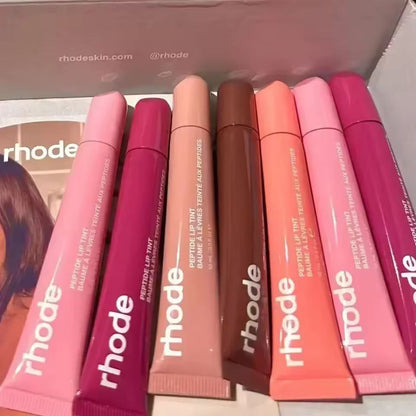 Rhode Fashion Color Lipstick Vanilla Portable Lip Gloss Hot Lipstick Salted Caramel Lip Protection Moisturizing👄Rhode Lip Tint 👄