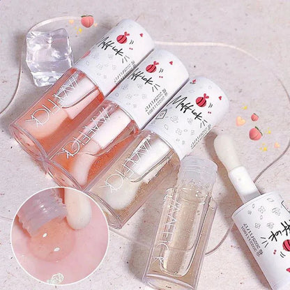 Water Light Lip Gloss Moisturizer Transparent Jelly Mirror Fruit Crystal Lip Oil Clear Hydrating Plumping Korean Lip Care Makeup