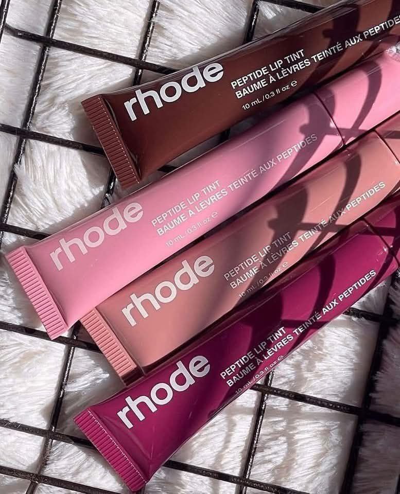 Rhode Fashion Color Lipstick Vanilla Portable Lip Gloss Hot Lipstick Salted Caramel Lip Protection Moisturizing👄Rhode Lip Tint 👄