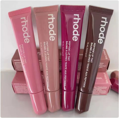 Rhode Fashion Color Lipstick Vanilla Portable Lip Gloss Hot Lipstick Salted Caramel Lip Protection Moisturizing👄Rhode Lip Tint 👄