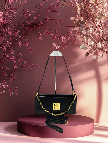 Fashion Classic Women's New Shoulder Bag Solid Color Retro Style Party Date Women's Shoulder Bag