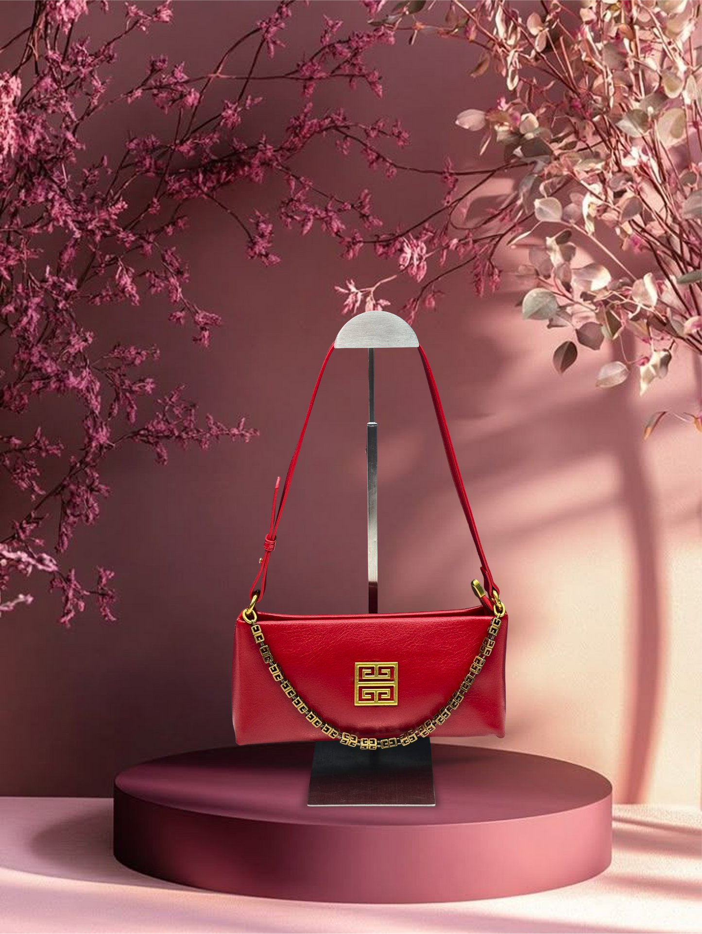 Fashion Classic Women's New Shoulder Bag Solid Color Retro Style Party Date Women's Shoulder Bag