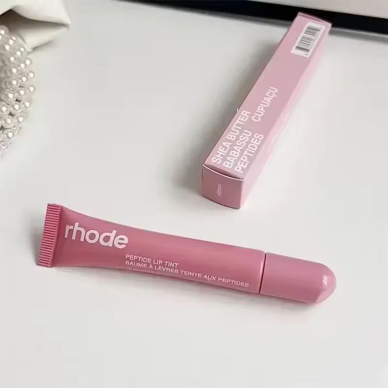 Rhode Fashion Color Lipstick Vanilla Portable Lip Gloss Hot Lipstick Salted Caramel Lip Protection Moisturizing👄Rhode Lip Tint 👄