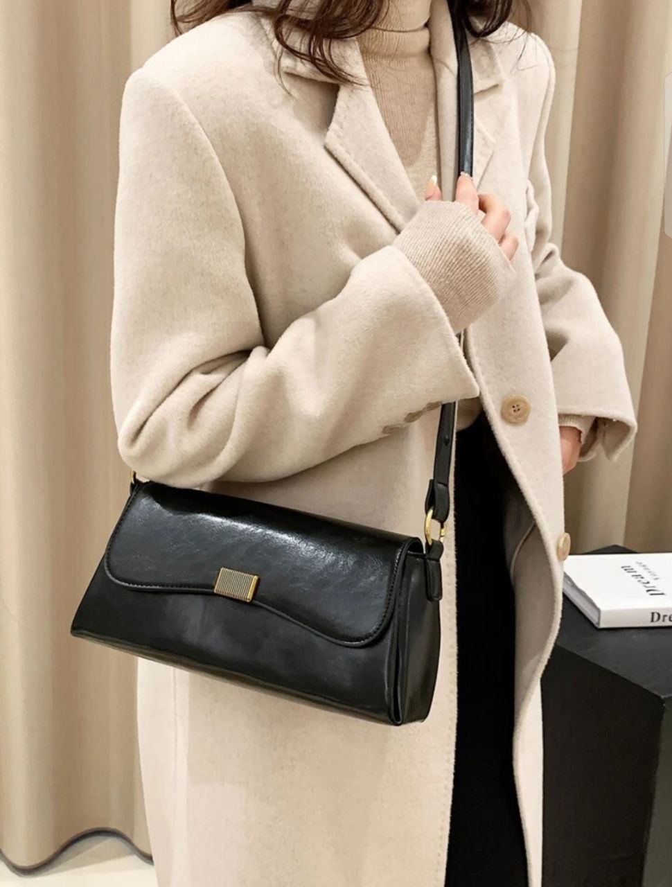 Luxury Brand Crossbody Bags for Women Fashion Design Underarm 2025 Woman Shoulder Bag Female Handbag and Purses Solid Color