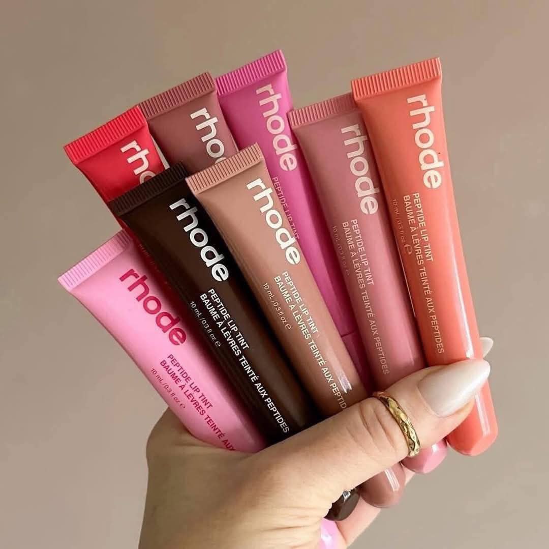 Rhode Fashion Color Lipstick Vanilla Portable Lip Gloss Hot Lipstick Salted Caramel Lip Protection Moisturizing👄Rhode Lip Tint 👄