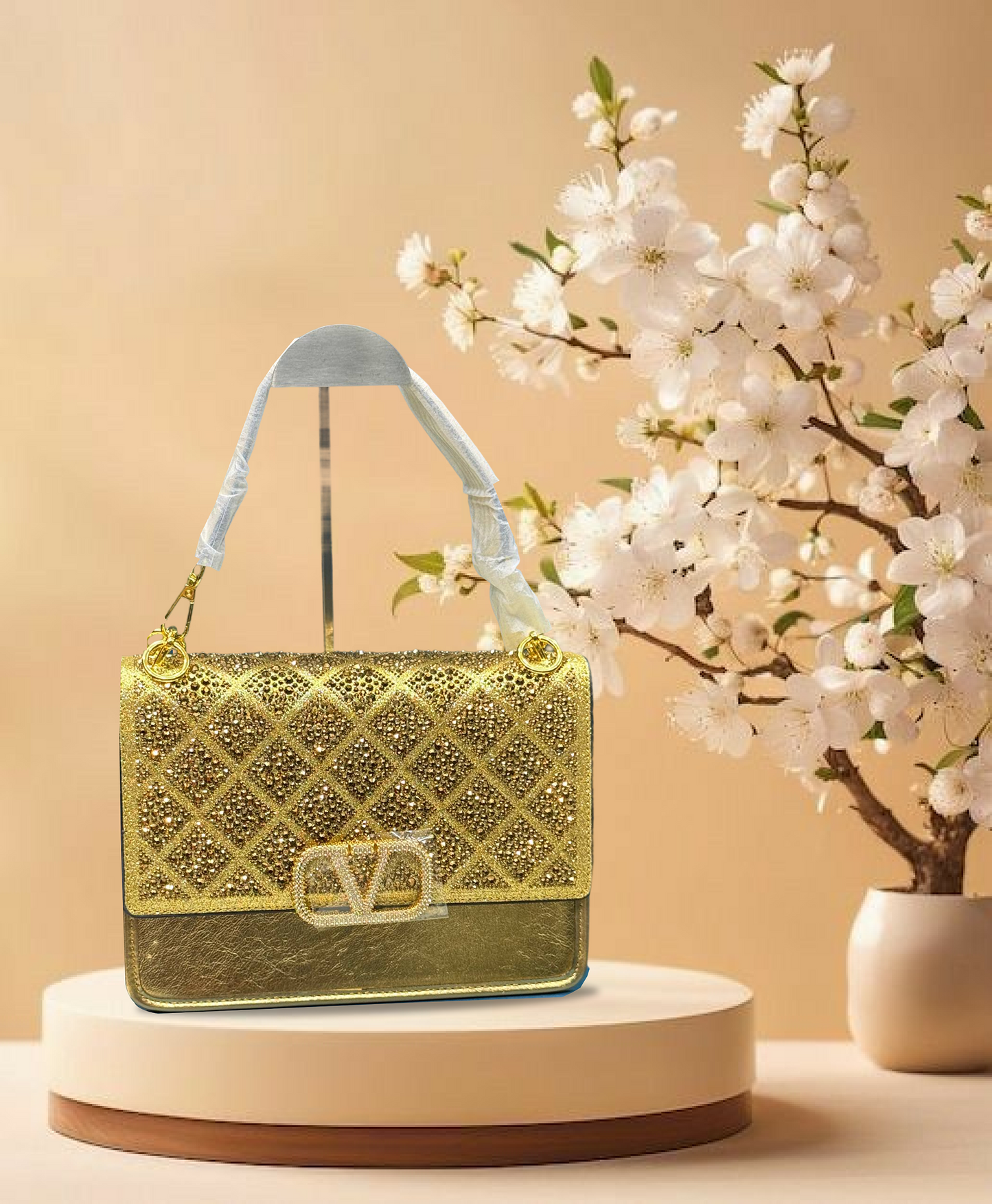 Luxury Designer Women's Handbag Crystal Shiny Rhinestones Diamond Evening Bag Wedding Party Clutch Purse Shoulder Crossbody Bag