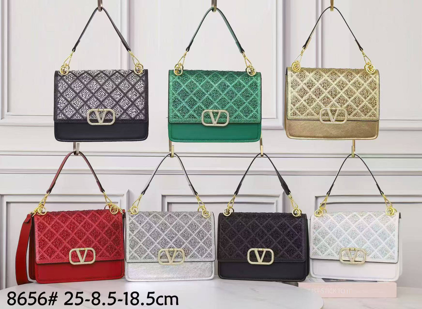 Luxury Designer Women's Handbag Crystal Shiny Rhinestones Diamond Evening Bag Wedding Party Clutch Purse Shoulder Crossbody Bag