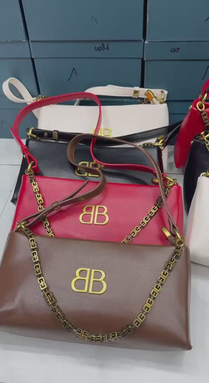 Fashion Classic Women's New Shoulder Bag Solid Color Retro Style Party Date Women's Shoulder Bag